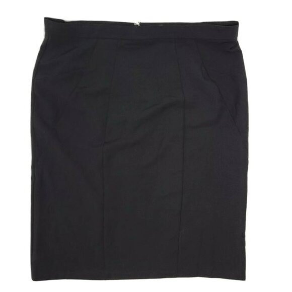 Worthington Dresses & Skirts - Worthington Skirt Womens Plus Size 20W Solid All Black Pencil Business Career